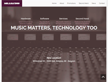 Tablet Screenshot of millsaudio.be